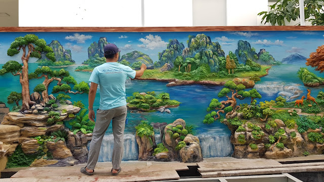 Vẽ Tranh Tường Phong Thủy Mang Đến Nhiều 'Vận May - Tài Lộc