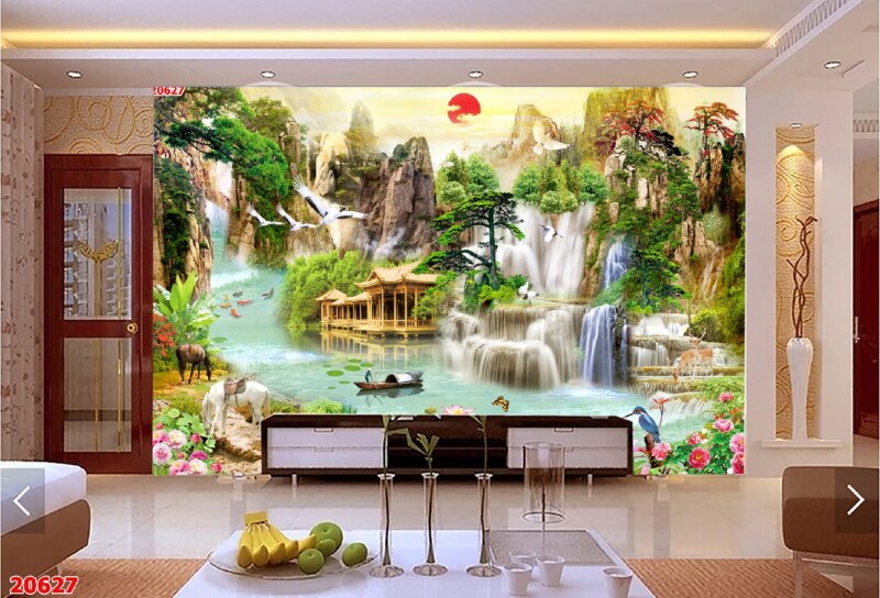 Vẽ Tranh Tường Phong Thủy Mang Đến Nhiều 'Vận May - Tài Lộc