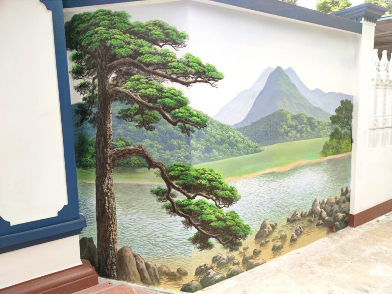 Vẽ Tranh Tường Phong Thủy Mang Đến Nhiều 'Vận May - Tài Lộc