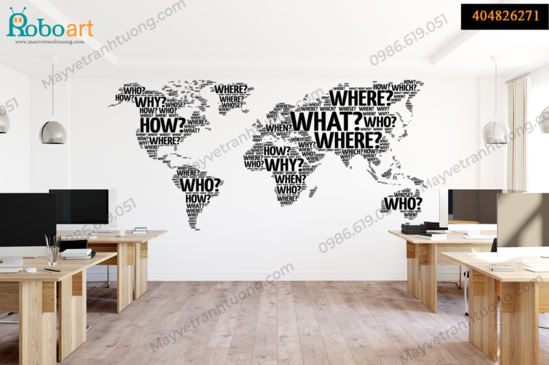 30+ Mẫu Tranh Bản Đồ Trang Trí Văn Phòng Ấn Tượng Nhất