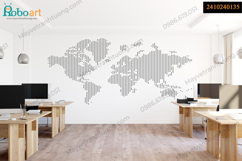30+ Mẫu Tranh Bản Đồ Trang Trí Văn Phòng Ấn Tượng Nhất