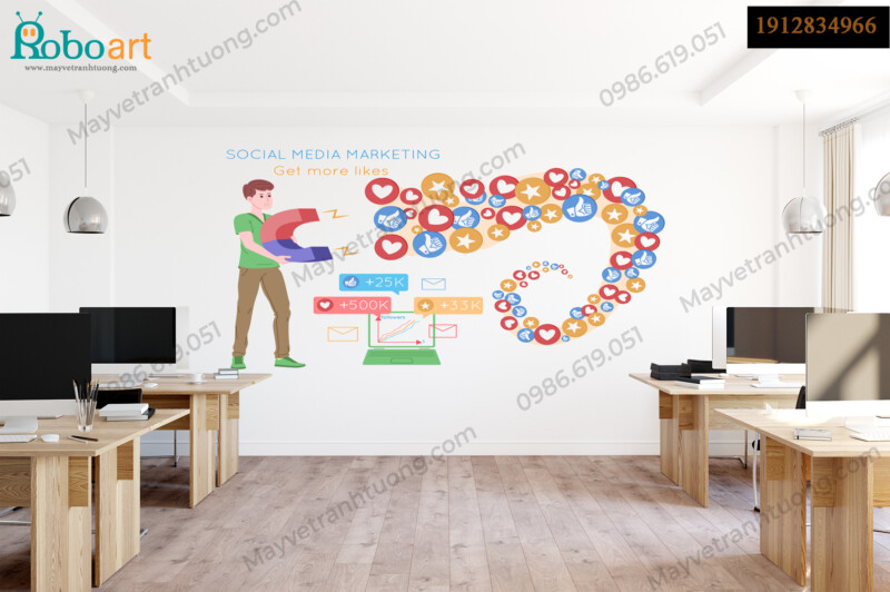 Lợi Ích Khi Vẽ Tranh Tường Văn Phòng Công Ty Ít Người Biết