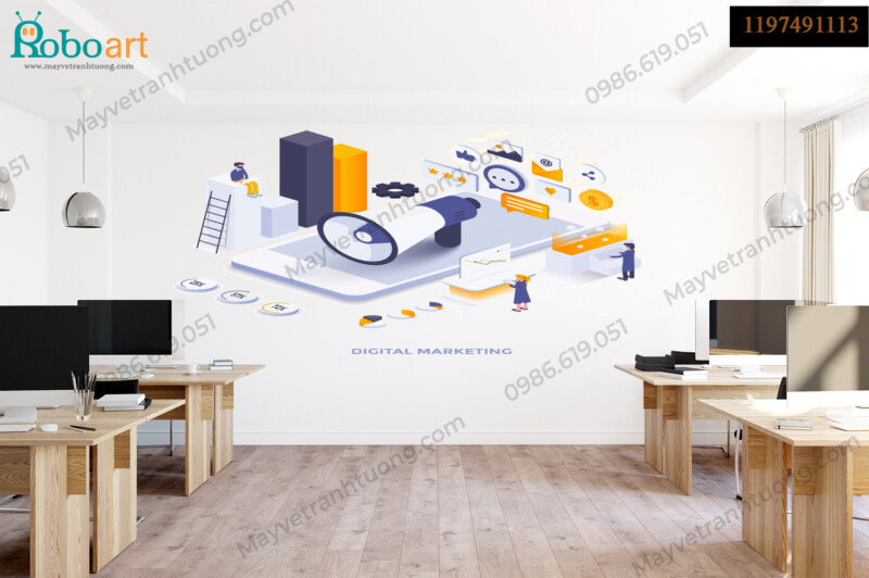 Lợi Ích Khi Vẽ Tranh Tường Văn Phòng Công Ty Ít Người Biết