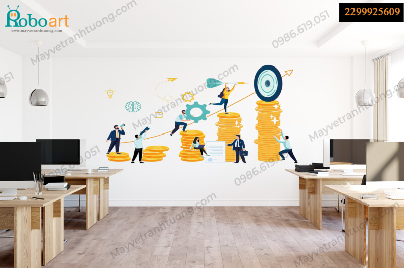 Dịch Vụ In Tranh Tường Văn Phòng Công Ty Bằng Máy Giá Rẻ