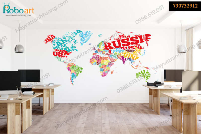 Dịch Vụ In Tranh Tường Văn Phòng Công Ty Bằng Máy Giá Rẻ