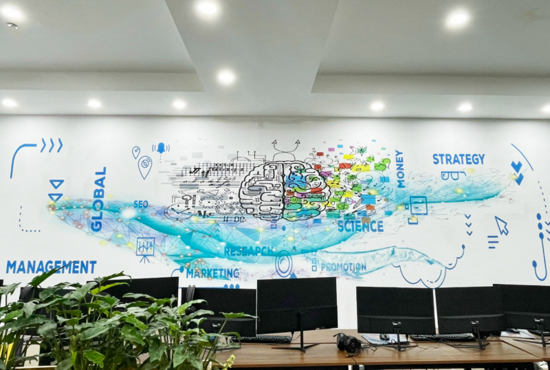Những Mẫu Tranh Tường Văn Phòng Độc Đáo, Ấn Tượng Nhất