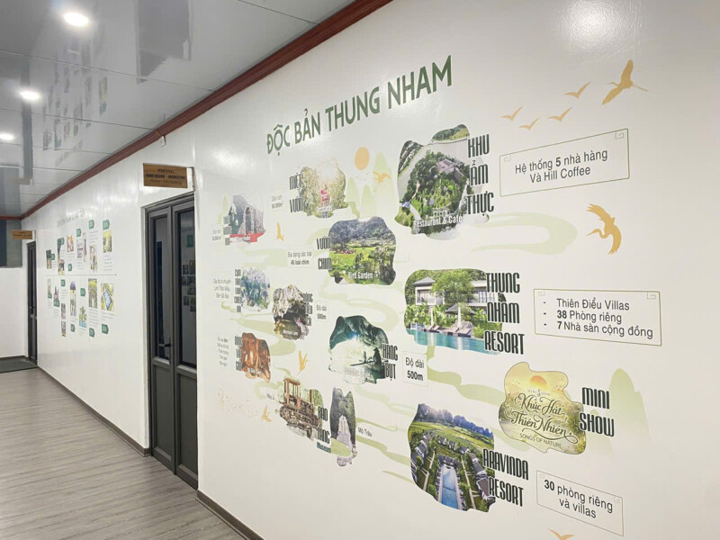hình ảnh thi công dự án khu du lịch sinh thái Thung Nam
